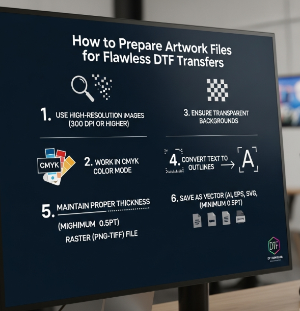 How to Prepare Artwork Files for Flawless DTF Transfers