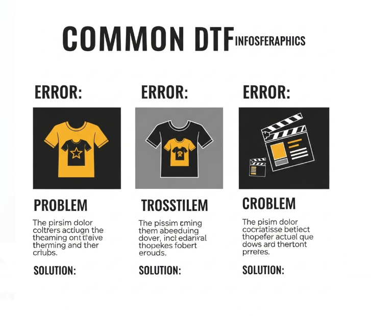 DTF Transfer – 5 Most Common Errors and How to Fix Them