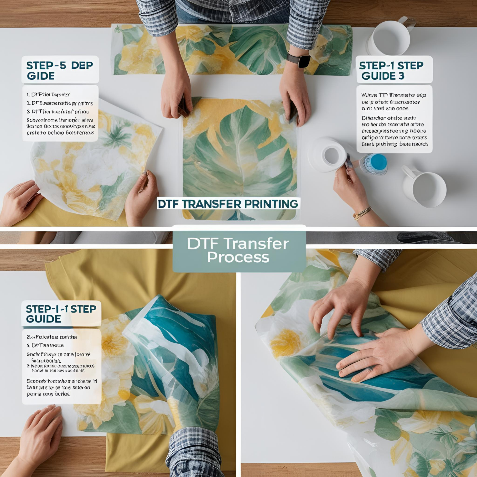 Step-by-Step Guide to the DTF Transfer Printing Process