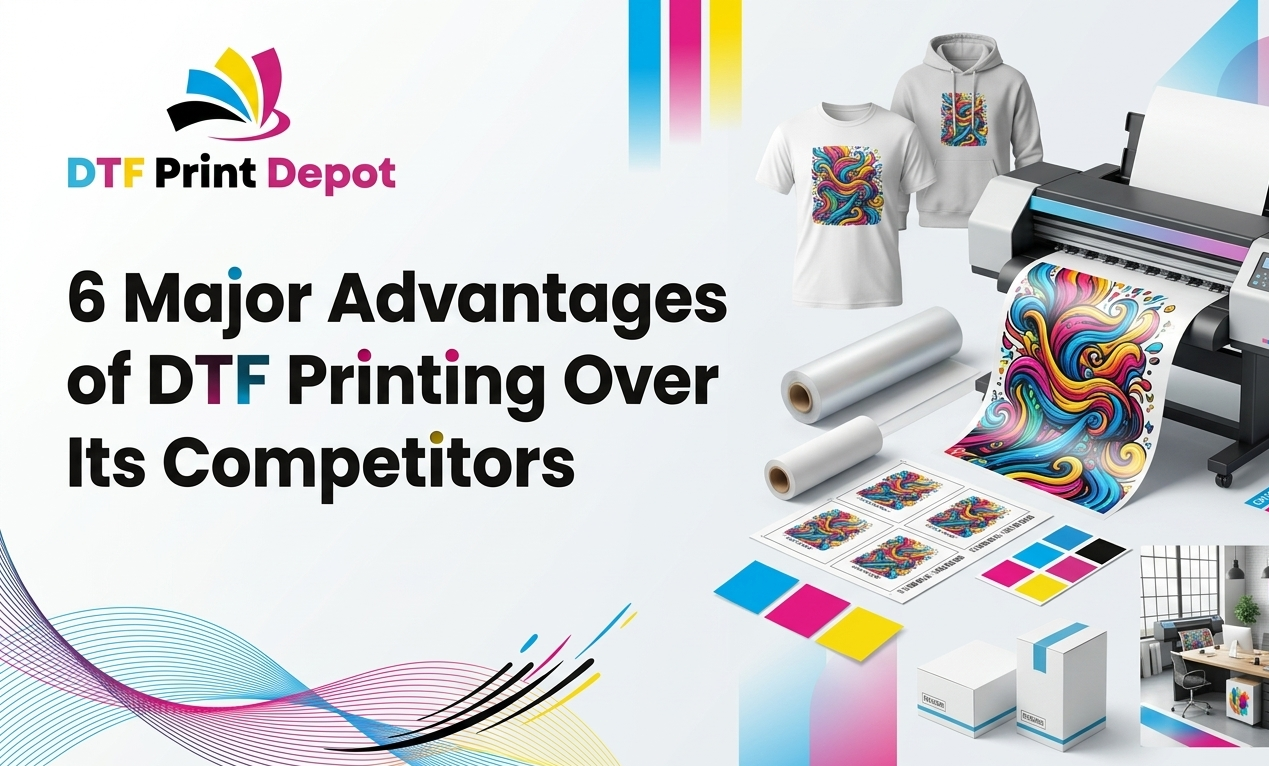 6 Major Advantages of DTF Printing Over Its Competitors
