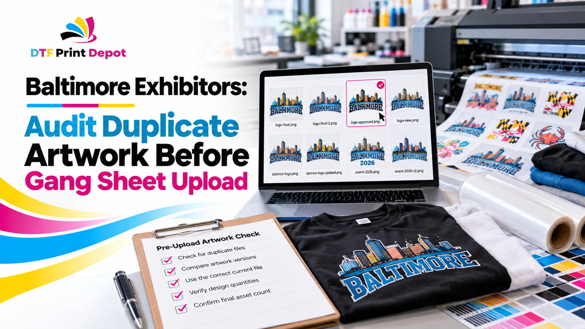 Baltimore Exhibitors: Audit Duplicate Artwork Before Gang Sheet Upload