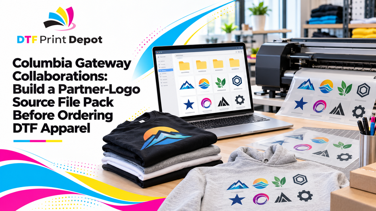 Columbia Gateway Collaborations: Build a Partner-Logo Source File Pack Before Ordering DTF Apparel