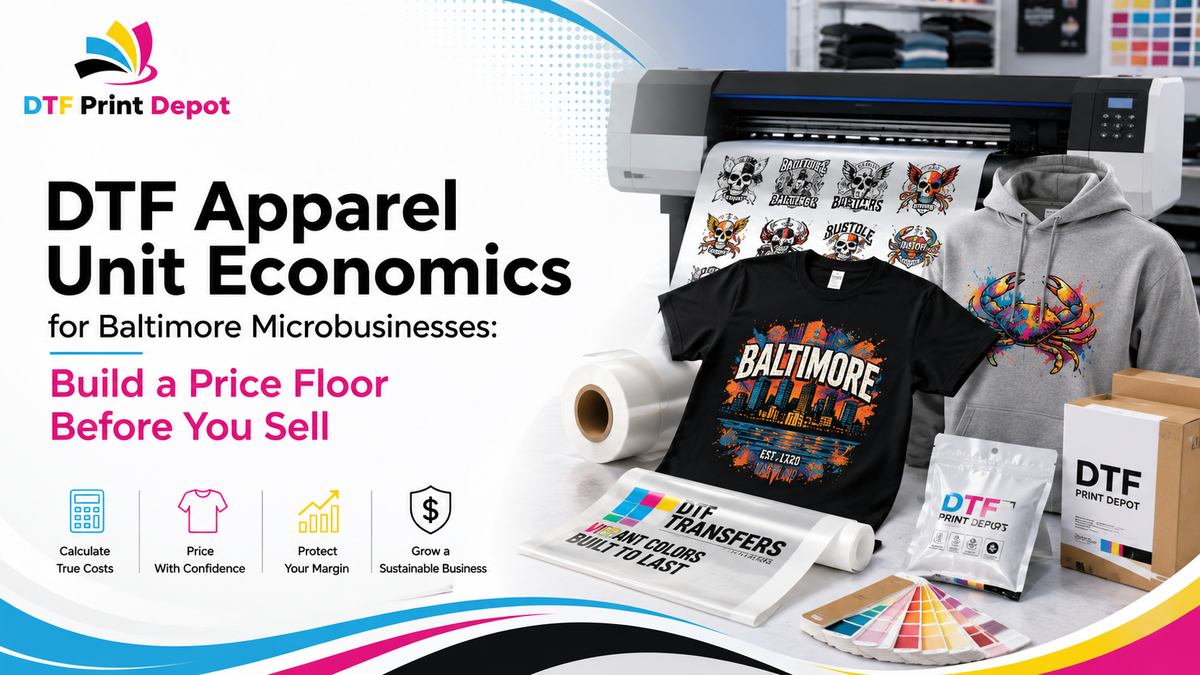 DTF Apparel Unit Economics for Baltimore Microbusinesses: Build a Price Floor Before You Sell