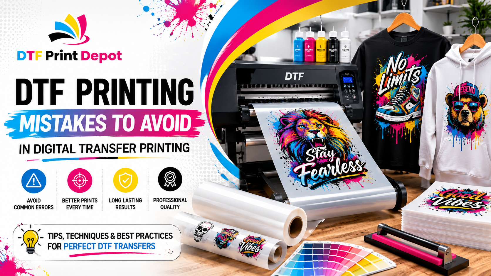 DTF Printing Mistakes to Avoid in Digital Transfer Printing