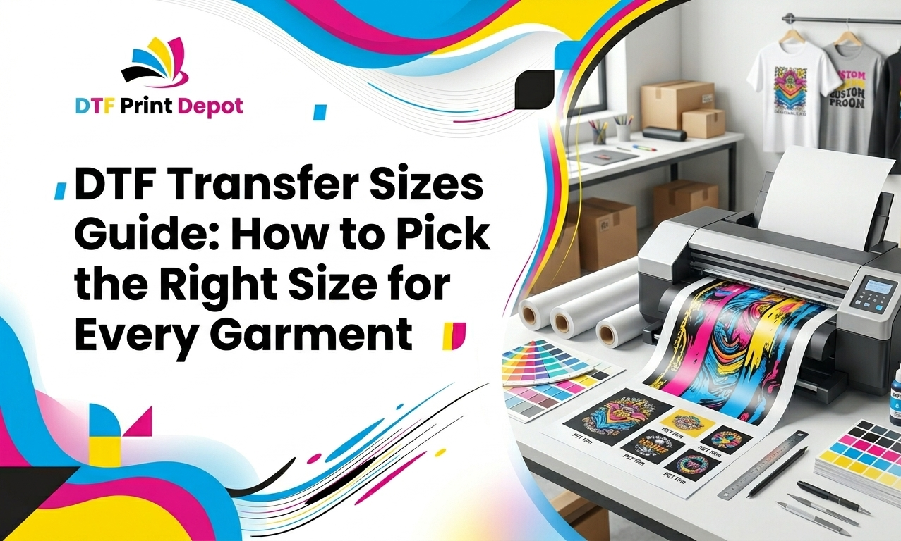 DTF Transfer Sizes Guide: How to Pick the Right Size for Every Garment