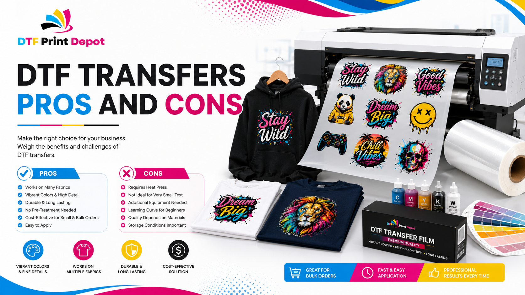DTF Transfers Pros and Cons