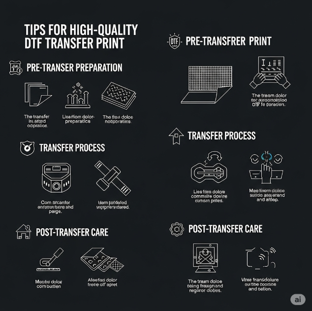 Tips for High-Quality DTF Transfer Prints