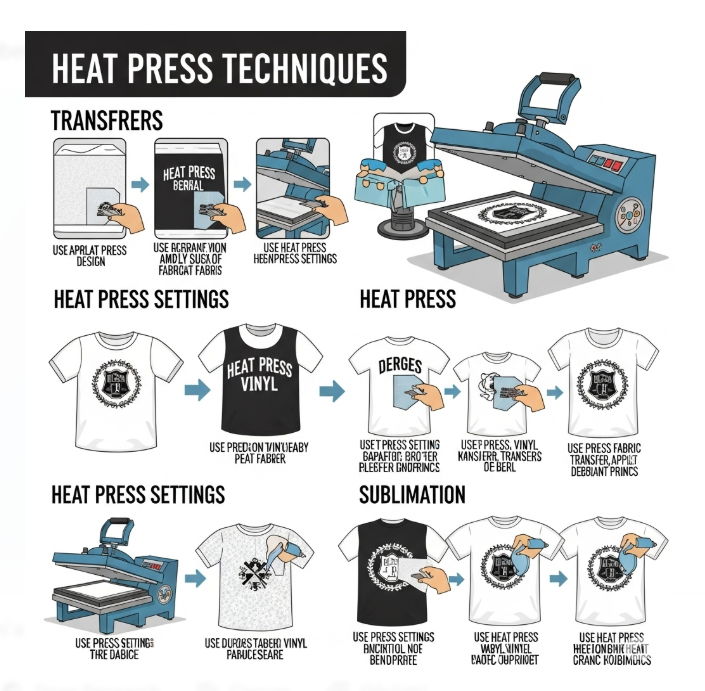 Heat Press Techniques for Perfect DTF Transfers