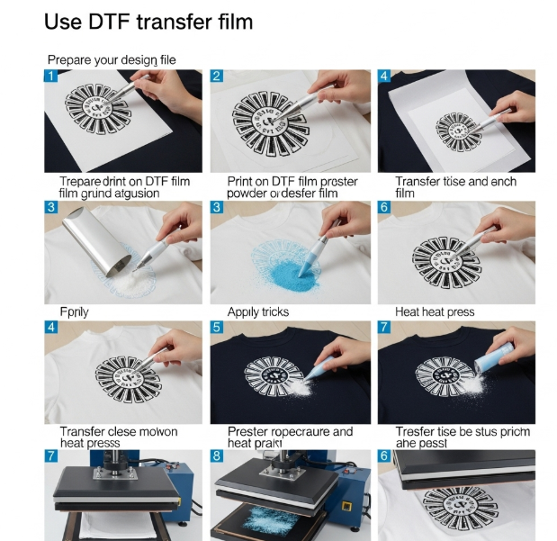 How to Use DTF Transfer Film