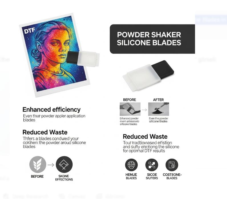 The Benefits of Using Powder Shaker Silicone Blades in DTF Printing