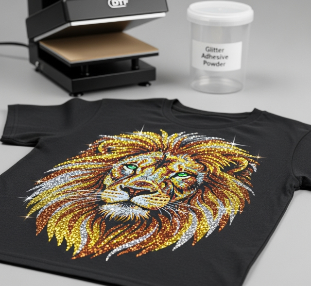 Why Glitter DTF Transfers Are Trending in Custom Apparel