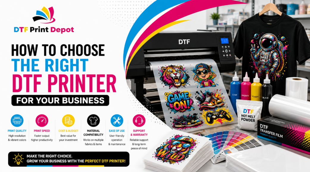 How to Choose the Right DTF Printer for Your Business