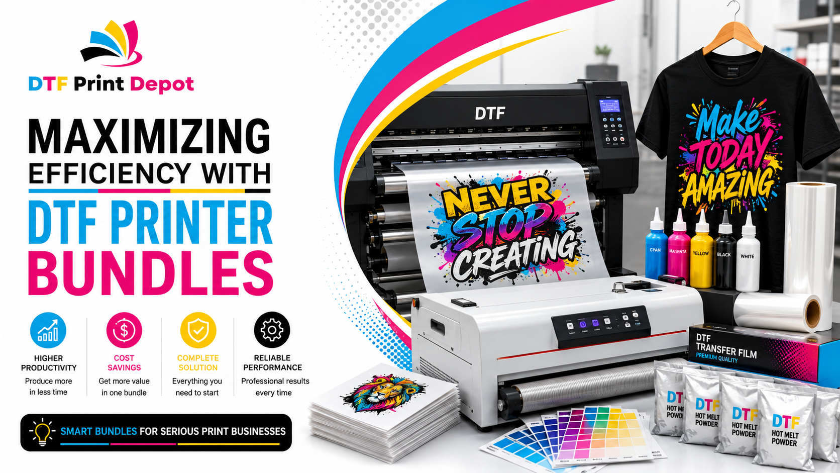 Maximizing Efficiency with DTF Printer Bundles