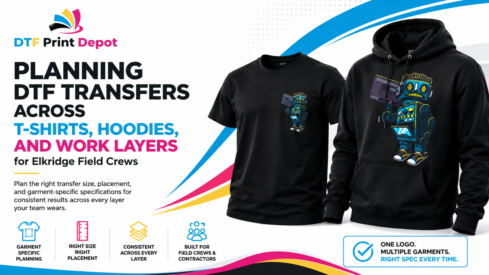 Planning DTF Transfers Across T-Shirts, Hoodies, and Work Layers for Elkridge Field Crews