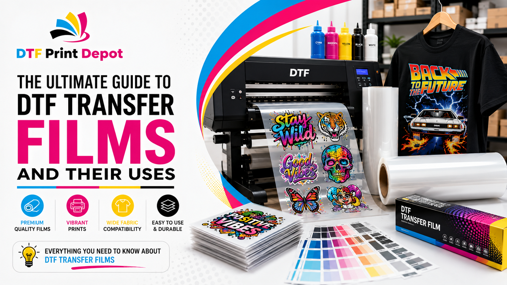 The Ultimate Guide to DTF Transfer Films and Their Uses