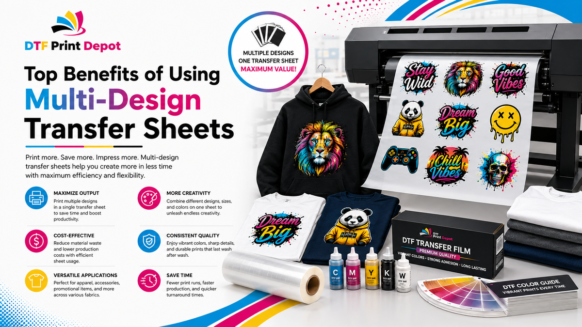 Top Benefits of Using Multi-Design Transfer Sheets