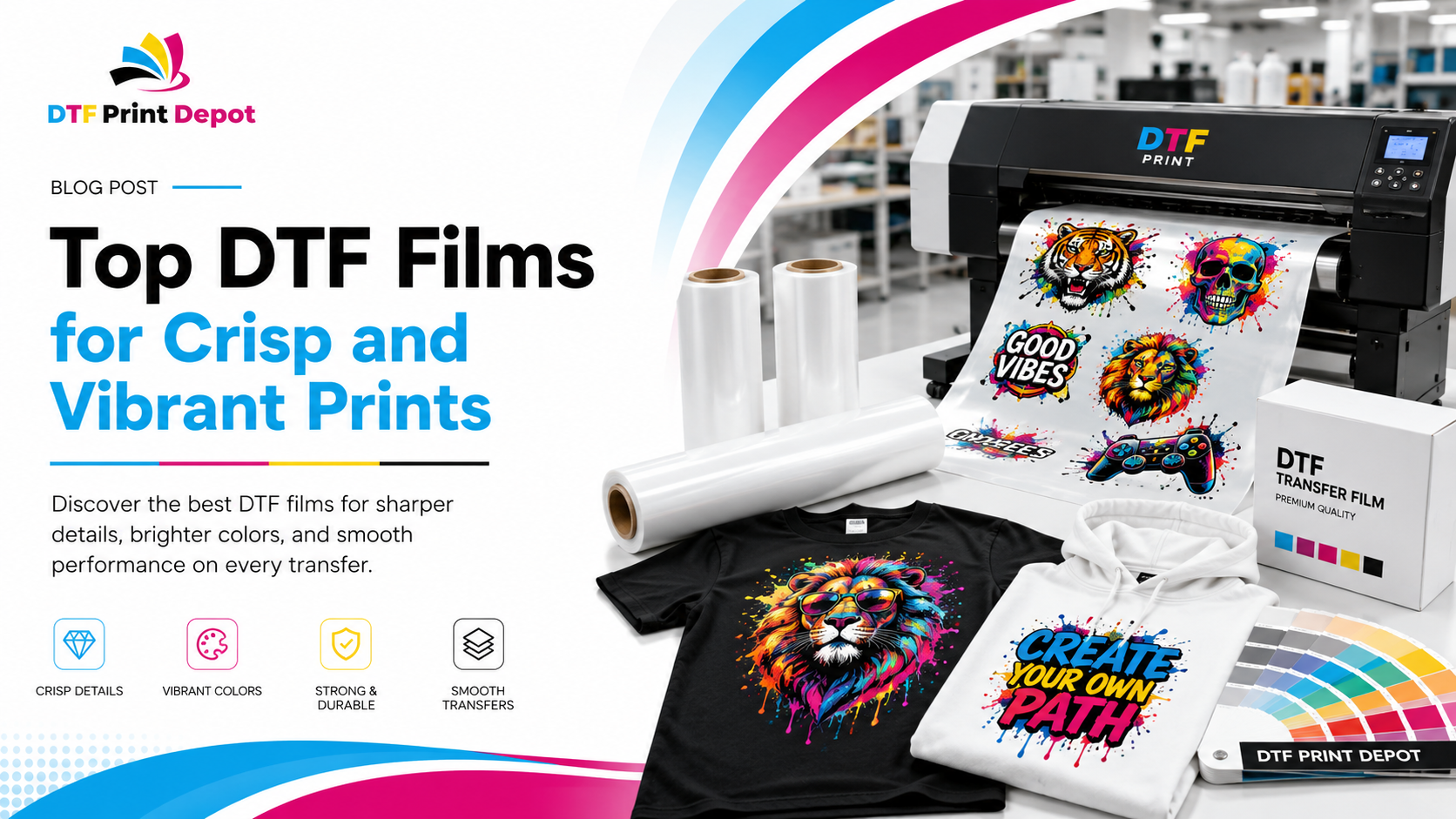 Top DTF Films for Crisp and Vibrant Prints
