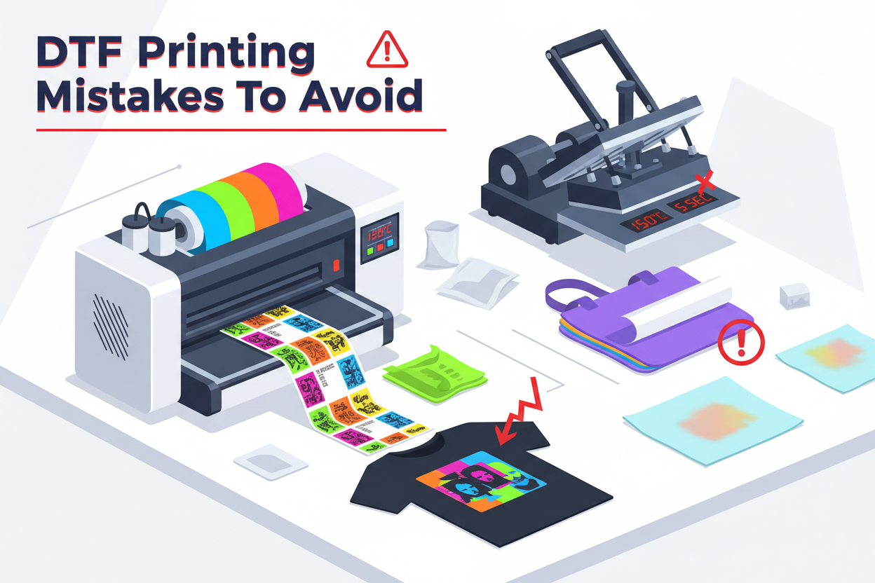 DTF Printing Mistakes To Avoid the 7 Most Common