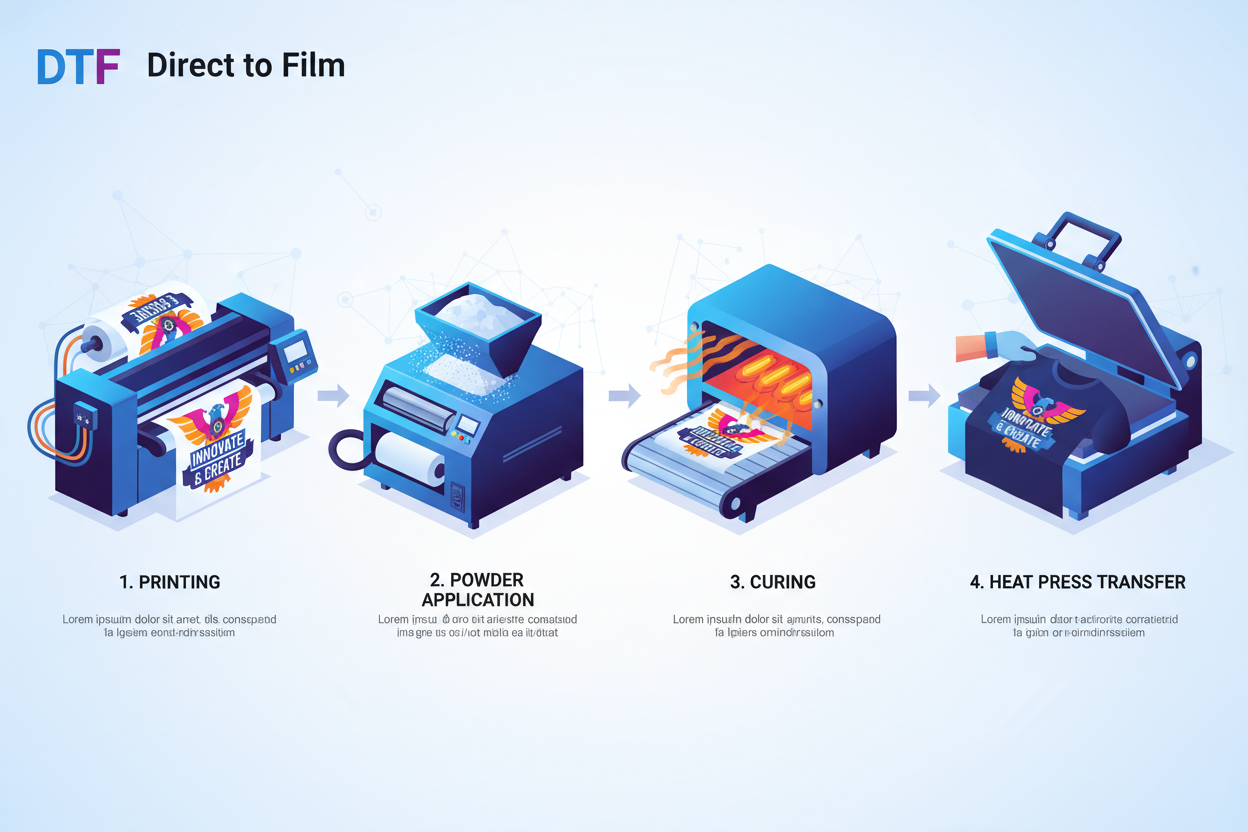Step-by-Step Guide to the DTF Transfer Printing Process