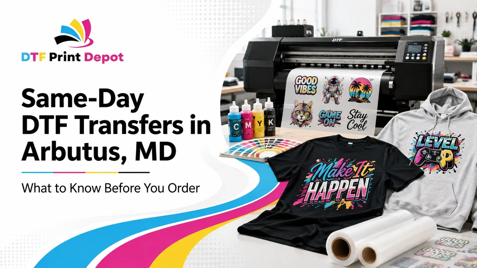 Same-Day DTF Transfers in Arbutus, MD: Before Order Checklist