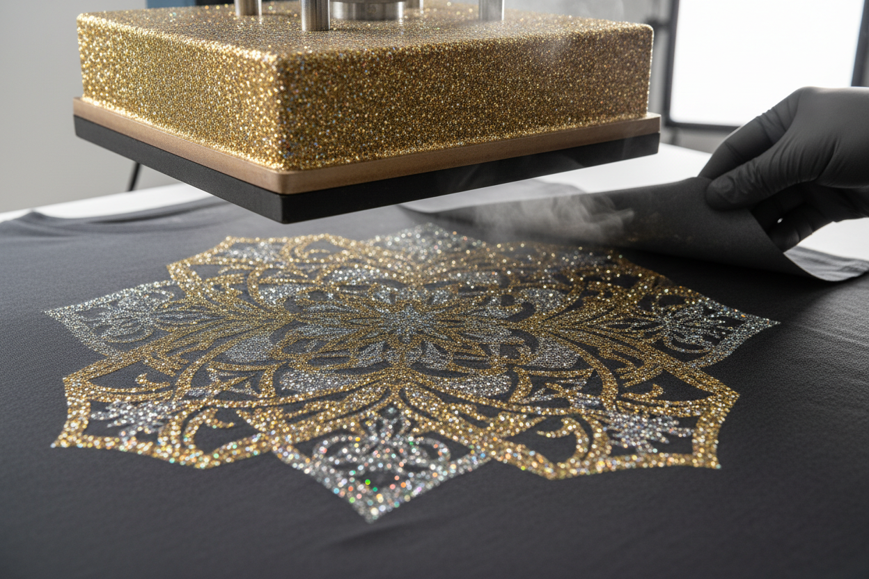 Why Glitter DTF Transfers Are Trending in Custom Apparel
