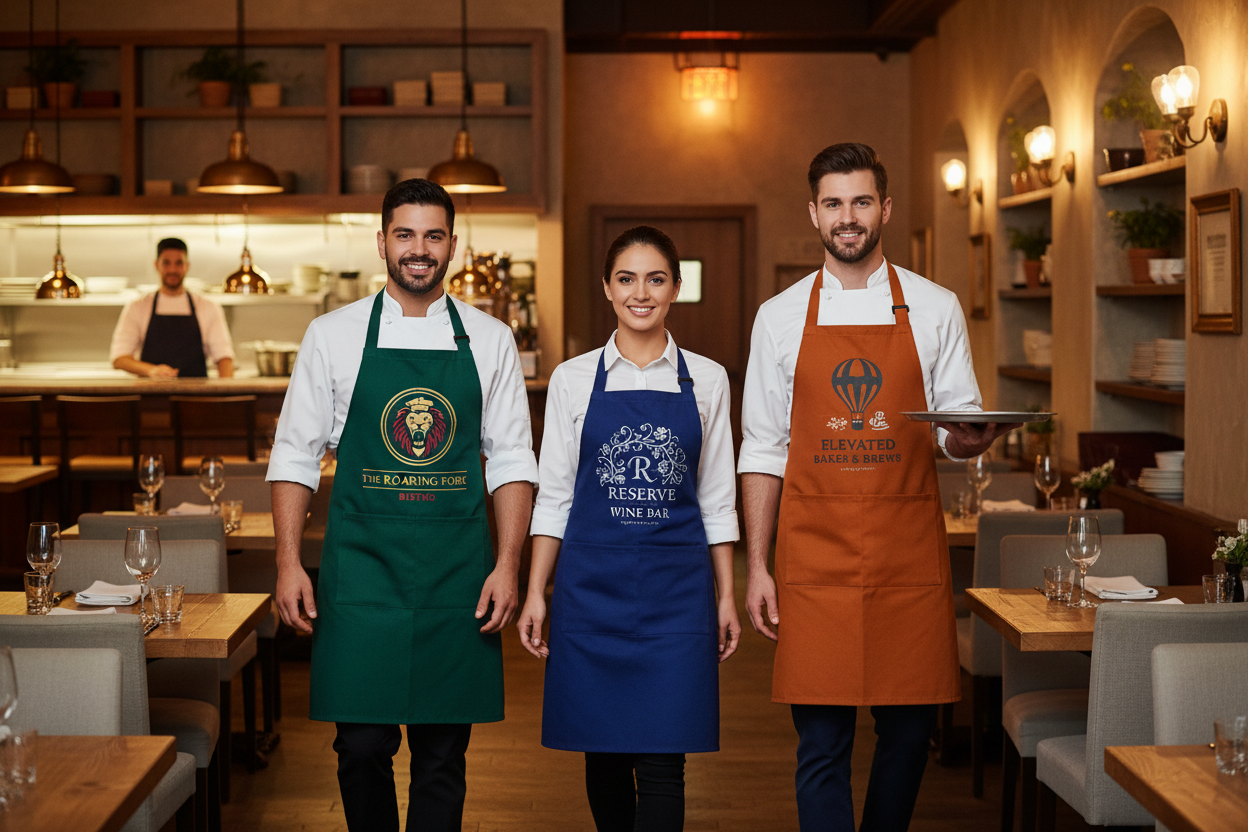 Why Should You Use Personalized Printed Aprons for Your Restaurant?