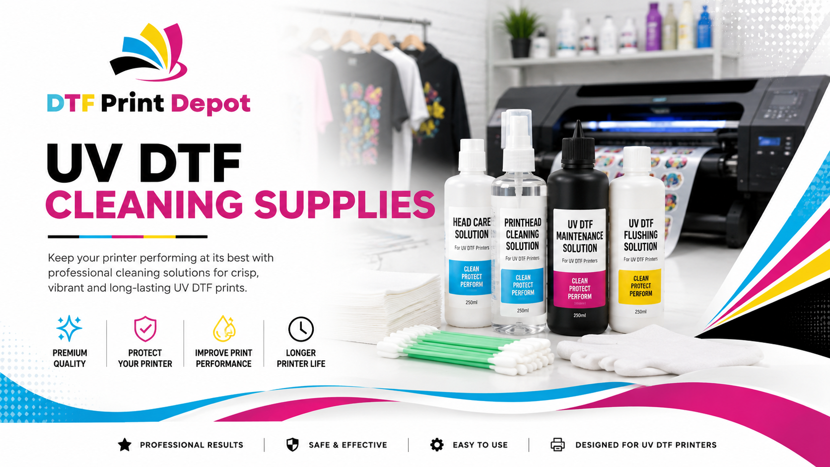 UV DTF Cleaning Supplies