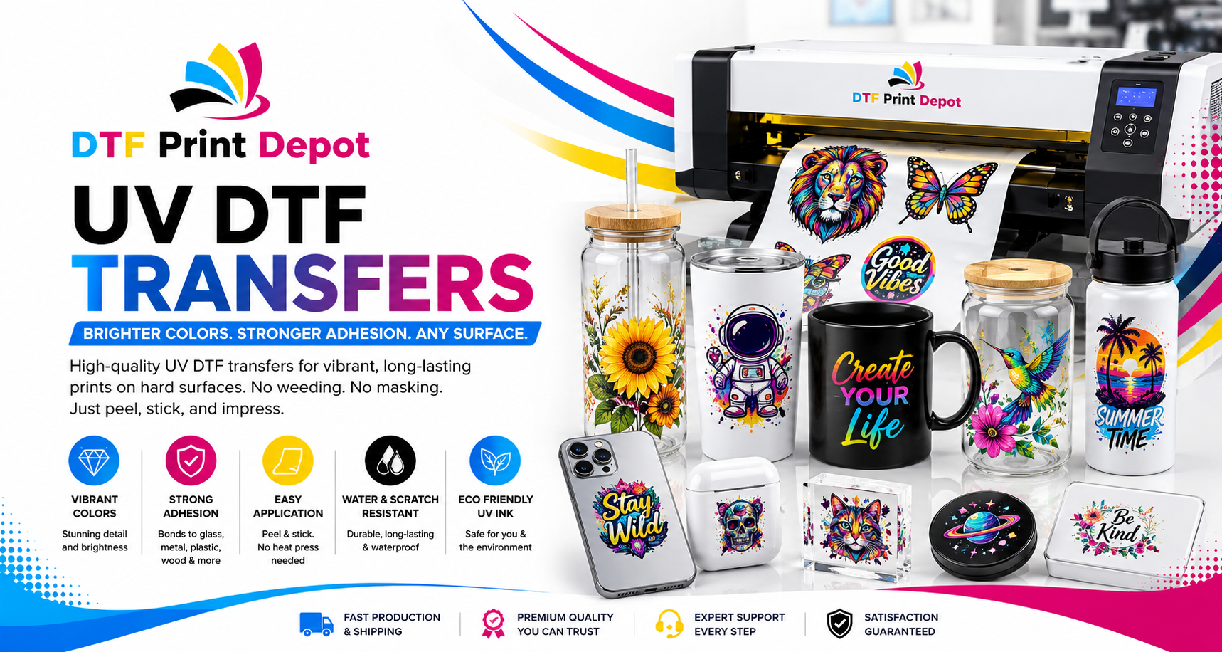 UV DTF Transfers