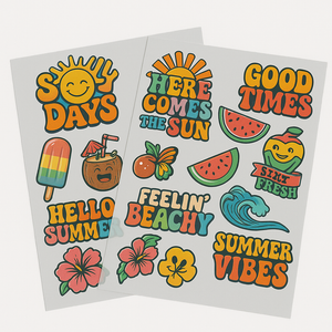 Ready to ship DTF Gang Sheets - Custom vibrant transfers for T-shirt businesses and DIY projects