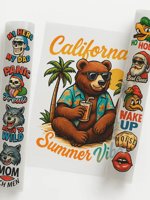 Custom DTF Gang Sheet - High-quality vibrant color transfers ready to press
