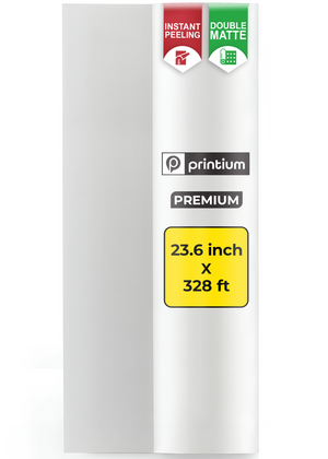 High-speed Quick Peel DTF Film roll - 23.6 inch x 325 feet transfer film designed to accelerate professional garment production.