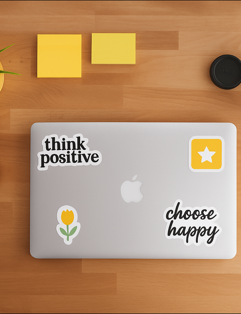 Premium laptop sticker with a high-quality custom print – Durable and stylish 2026 tech branding.