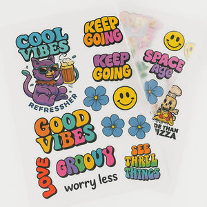 DTF Transfer Print & Upload - Vivid color details on PET film rolls for apparel branding