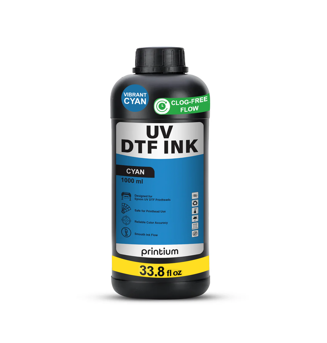 UV DTF Ink - Premium Alternative to Print Direct - Cyan