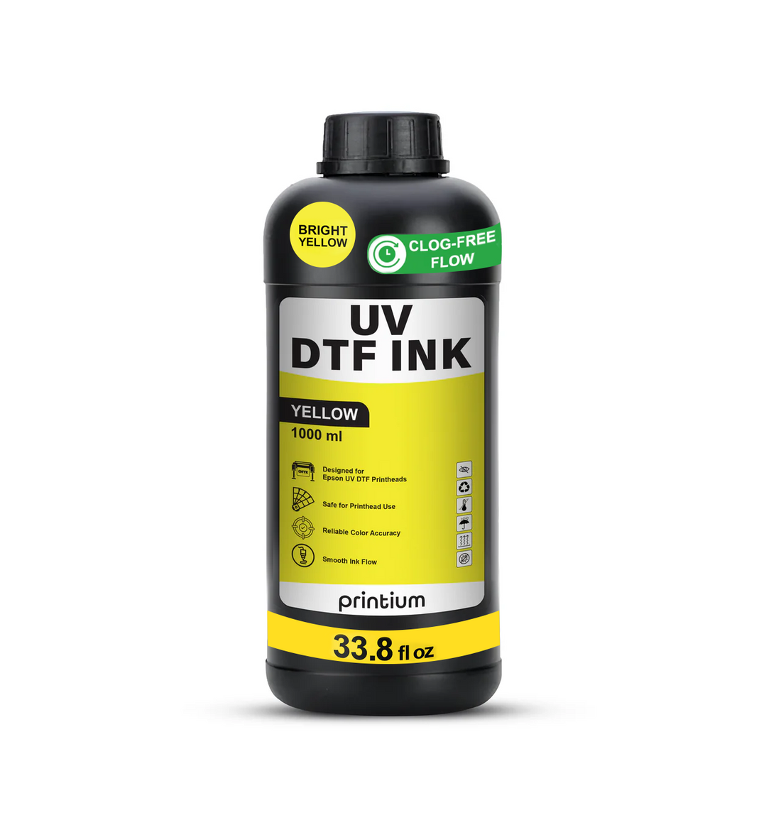 UV DTF Ink - Premium Alternative to Print Direct - Yellow