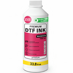Professional Magenta DTF ink bottle - Formulated for deep red and purple tones with vivid color brilliance and excellent wash durability.